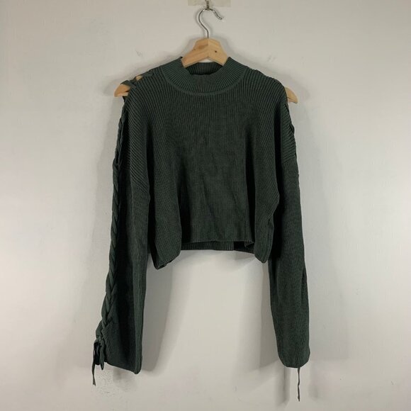 Wilfred Green Cowl Neck Sweater - Picture 3 of 13